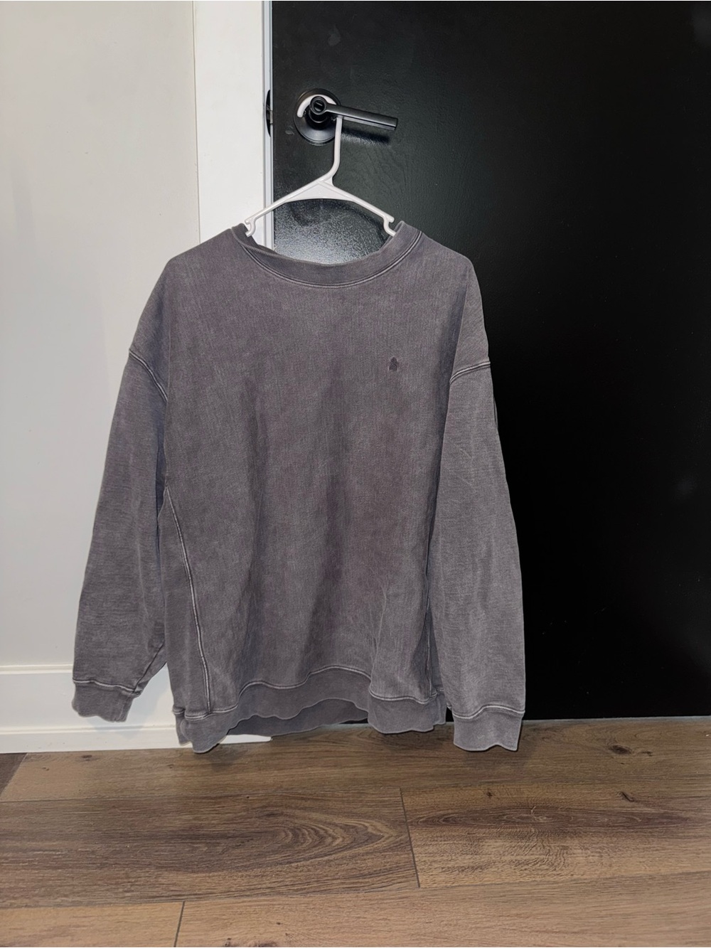 chubbies Washed Charcoal Crewneck Sweatshirt